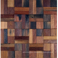 Panel de pared desigual del material de la decoración interior del mosaico de madera del barco viejo